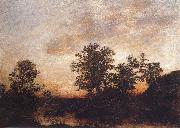 Ralph Blakelock After sundown oil painting artist